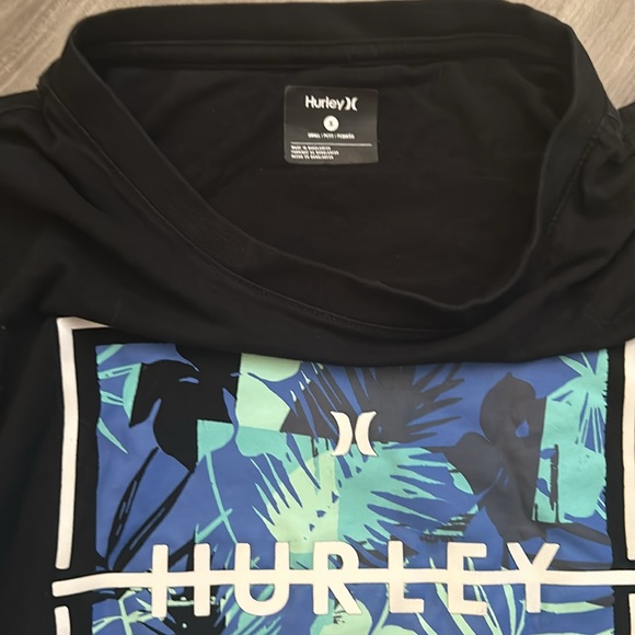 Men's Small Black Hurley T-Shirt - Picture 2 of 2